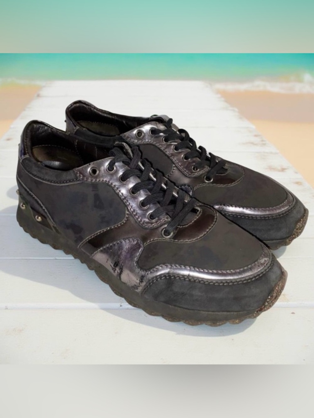 AGL Camo Tennis Shoes Women’s Bronze Brown Size 8.5 Comfort Casual Walking
